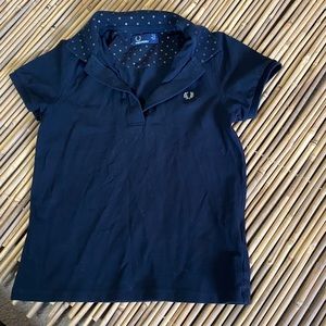 Fred perry rare polka dot top shirt